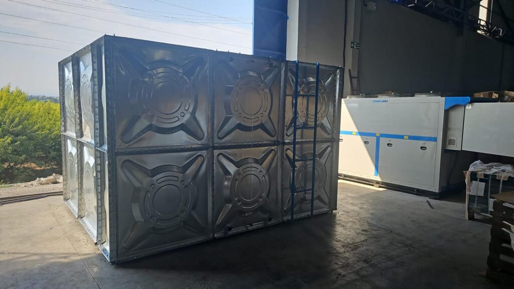 Galvaniz ve paslanmaz çelik modüler su depoları-14