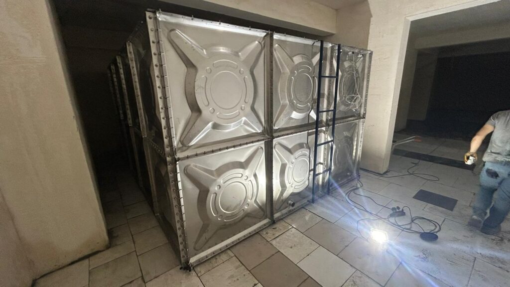 Galvaniz ve paslanmaz çelik modüler su depoları-19